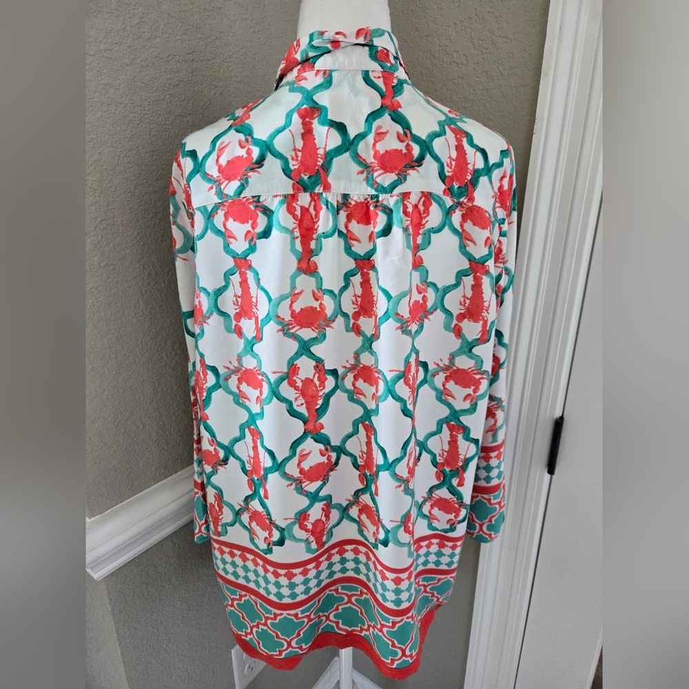 Ruby Rd. Lobster Shirt, Large - Picture 4 of 12